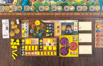 Age of Innovation yellow player board