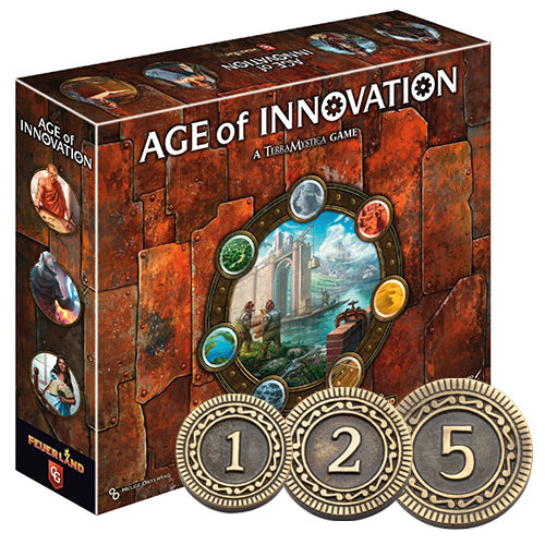 Age of Innovation Metal Coins