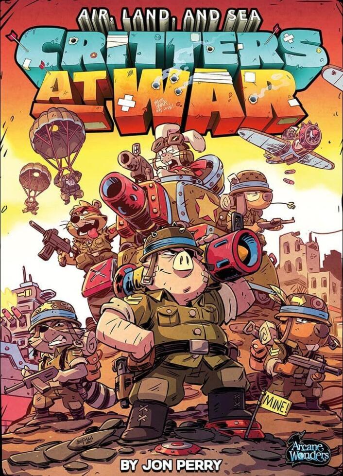 Air land and sea critters at war box cover