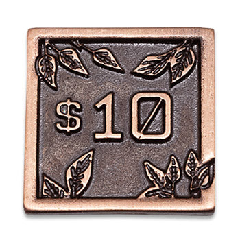 Ark Nova ten dollar metal coin