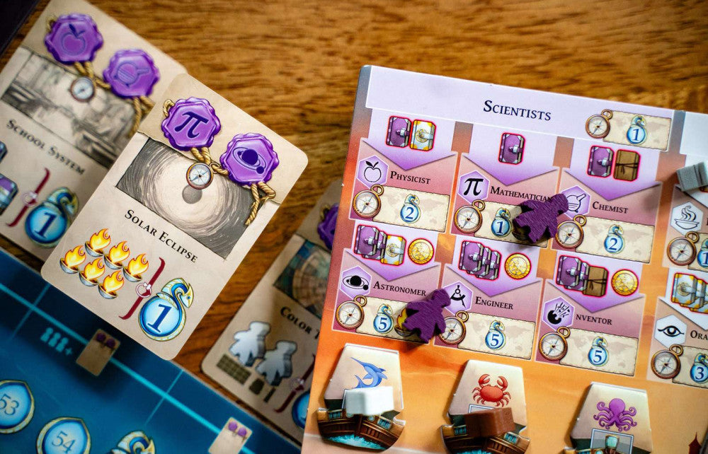 Atlantis Exodus board game components