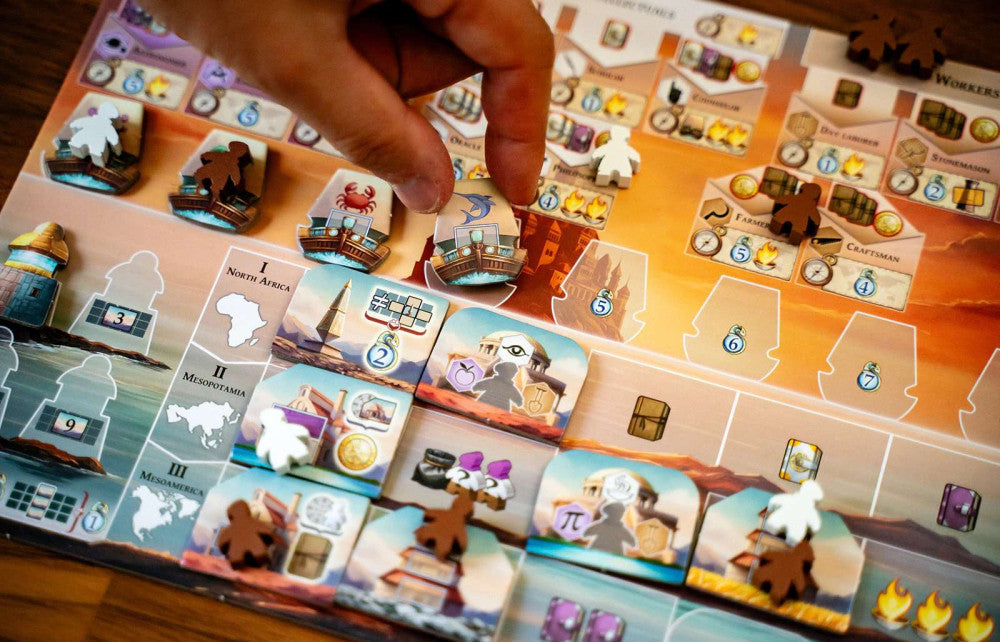 Atlantis Exodus board game components