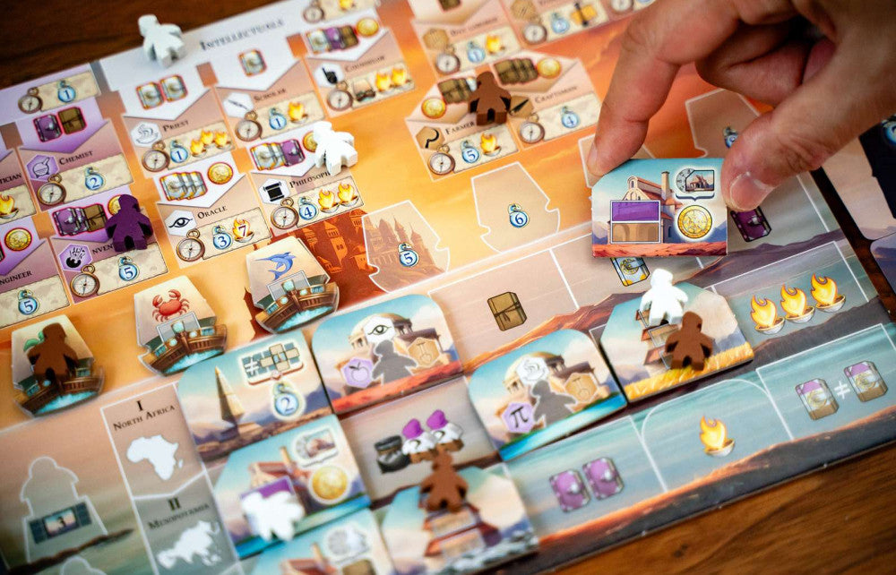 Atlantis Exodus board game components
