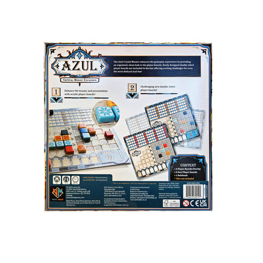 Azul Crystal Mosaic back of box