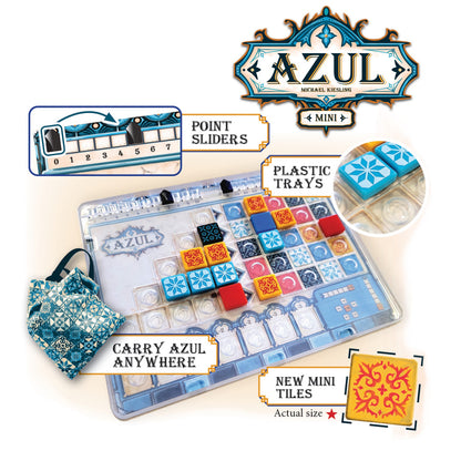 Azul Mini plastic trays