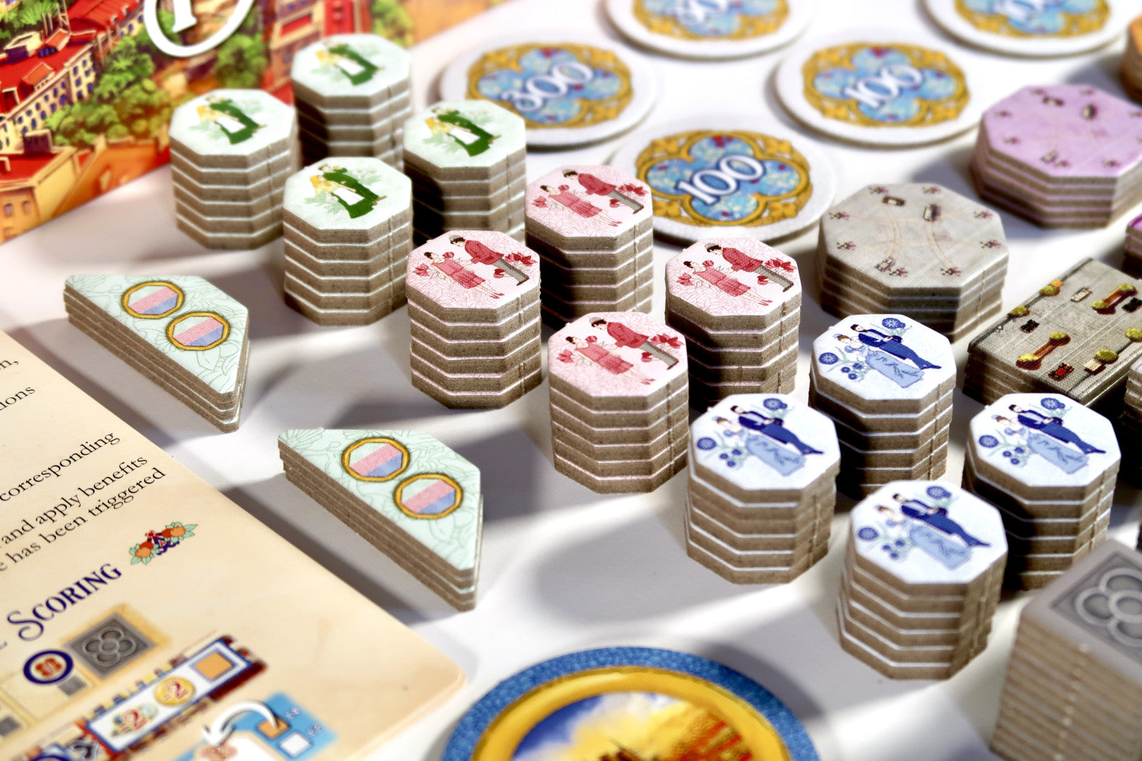 Barcelona board game tokens