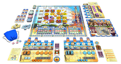 Barcelona board game components