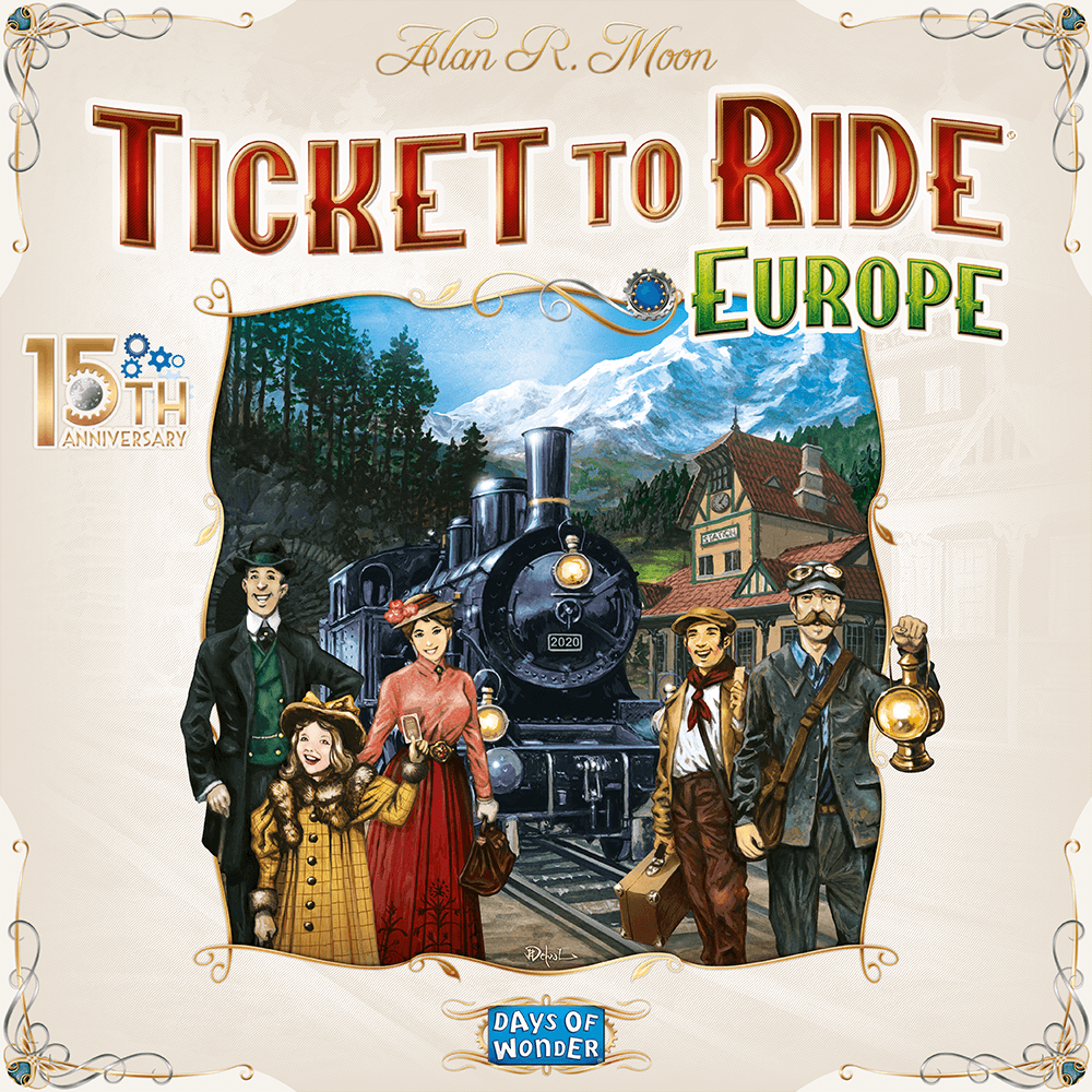 Ticket to Ride Europe 15th Anniversary Edition