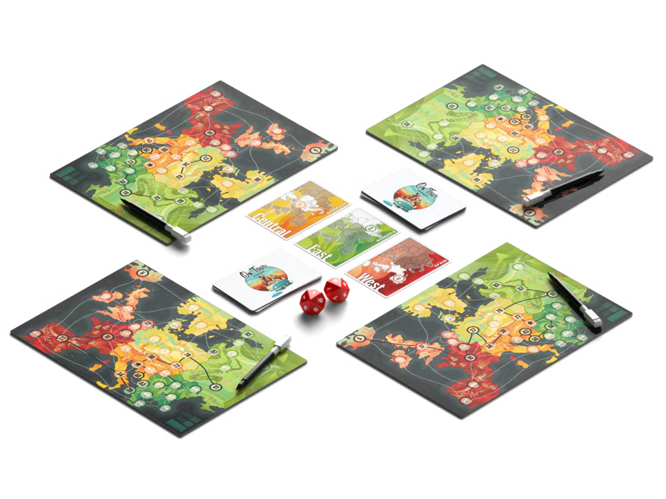 On Tour board game