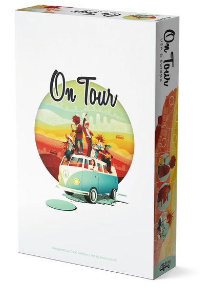 On Tour board game box