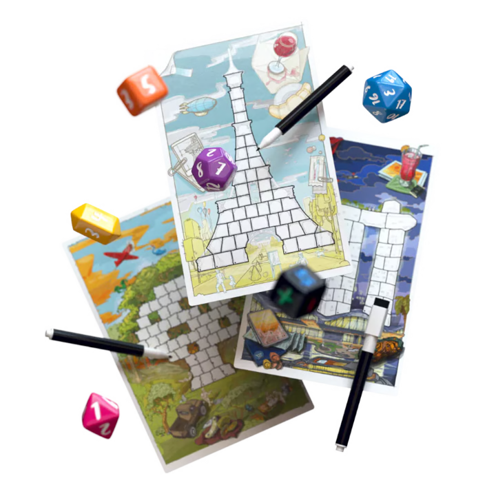 Roll to the Top board game