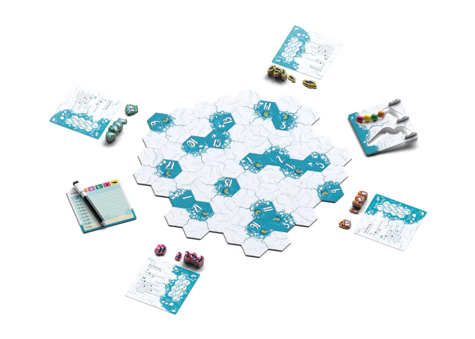 Waddle board game box