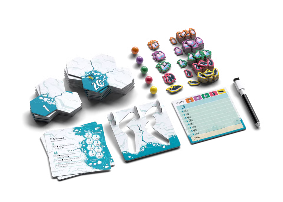 Waddle board game box