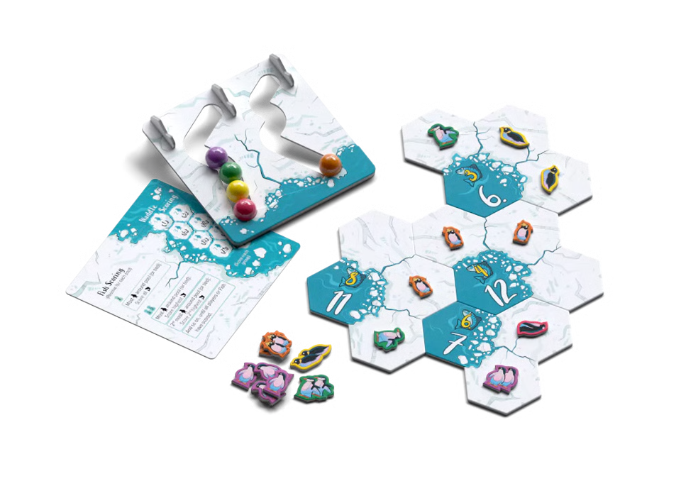 Waddle board game box