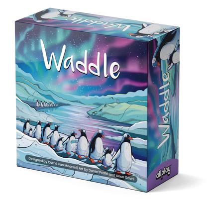 Waddle board game box