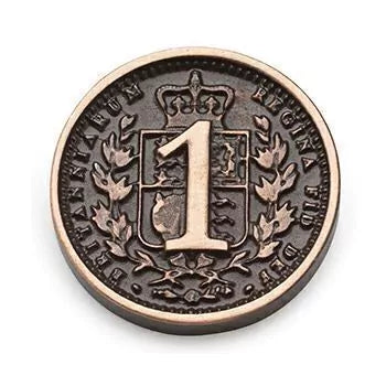 Brass Birmingham metal coin face one pound