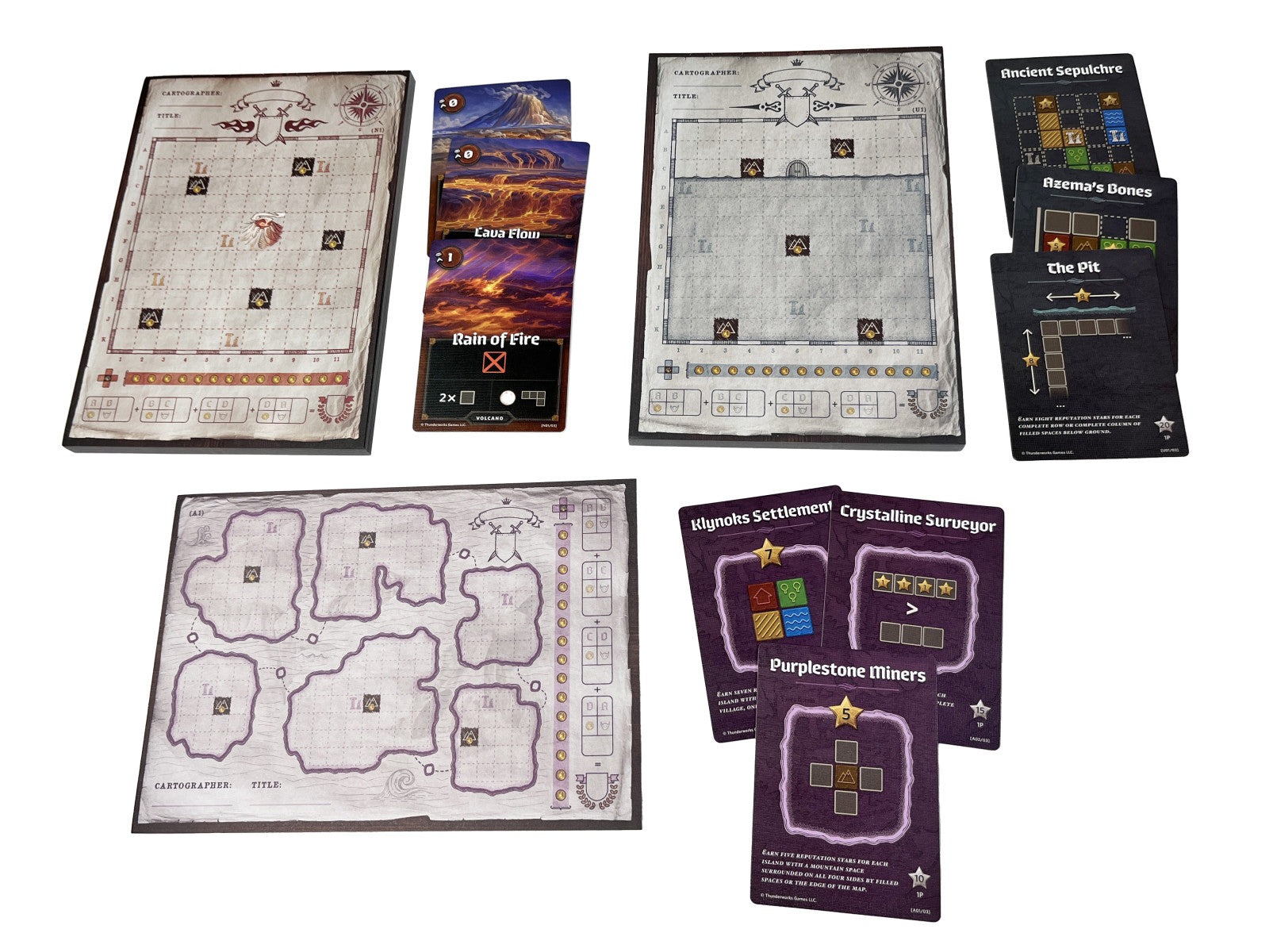 cartographers map pack collection