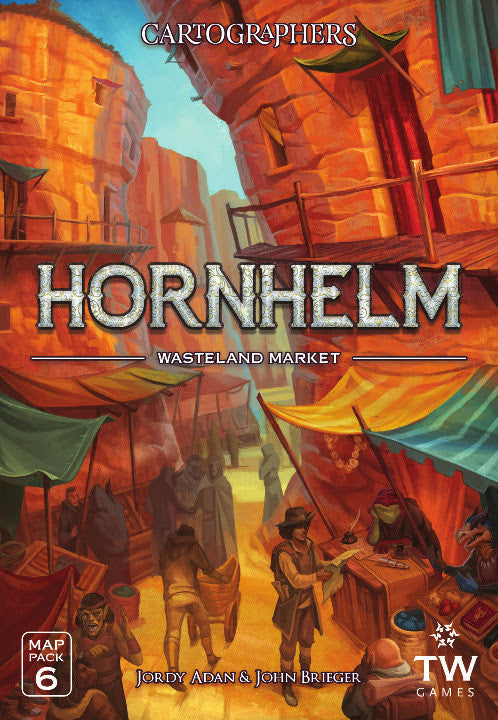 Cartographers expansion maps - Hornhelm Wasteland Market Map Pack