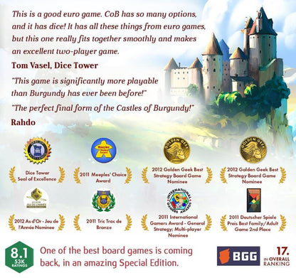 Castles of Burgundy Special Edition non Miniatures version (with Stretch Goals)