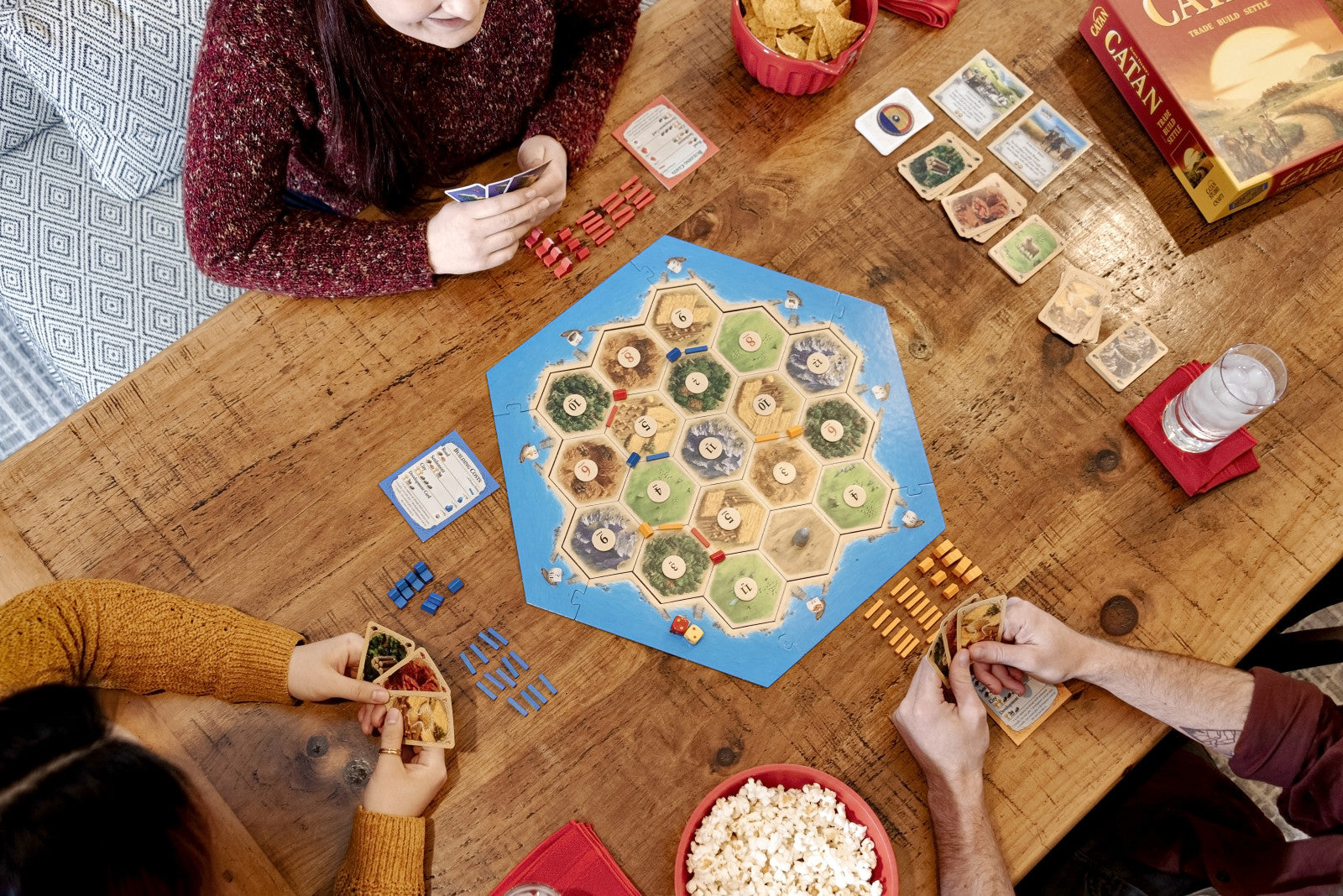 Catan trade build settle board game