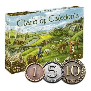 Clans of Caledonia Metal Coins