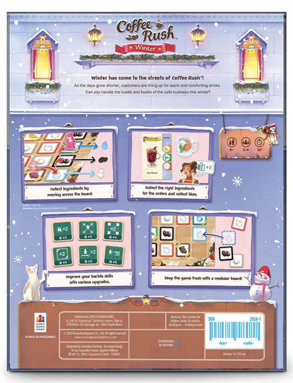 Coffee Rush Winter Edition Board Game