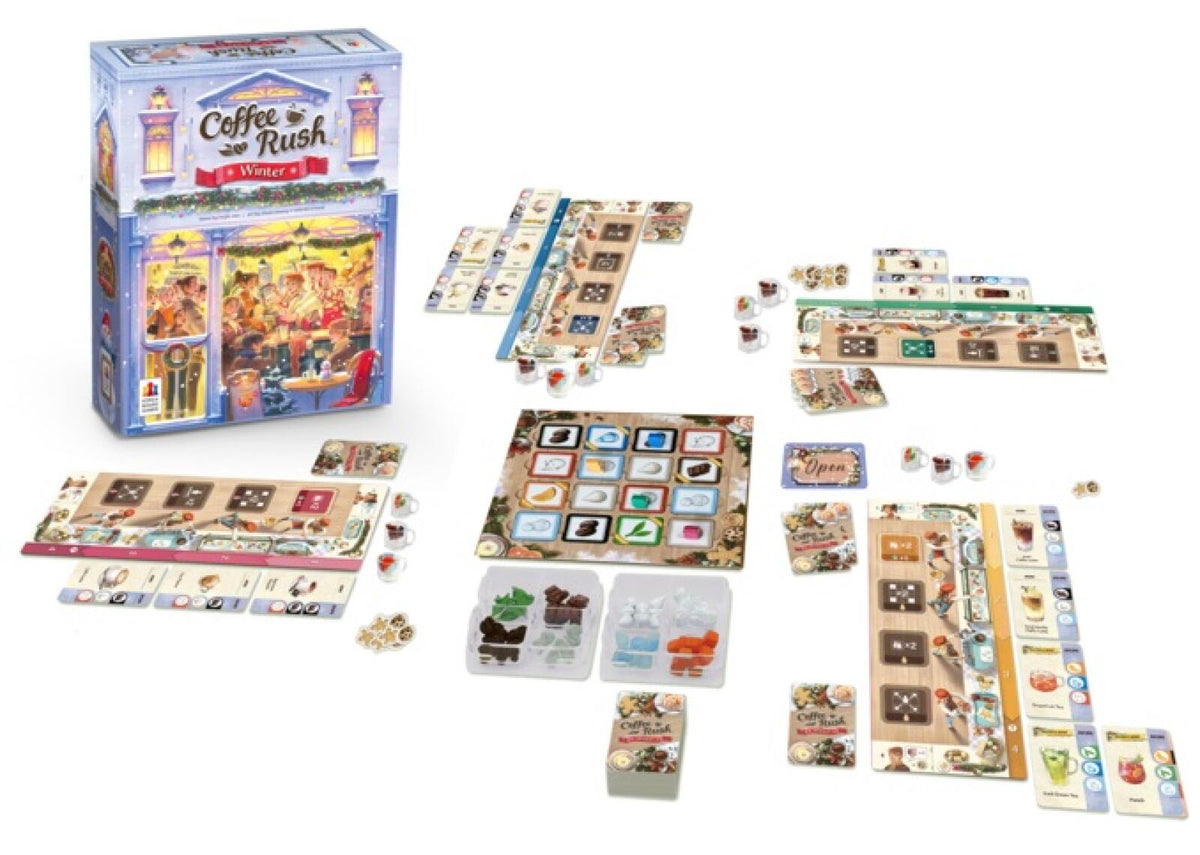 Coffee Rush Winter Edition Board Game