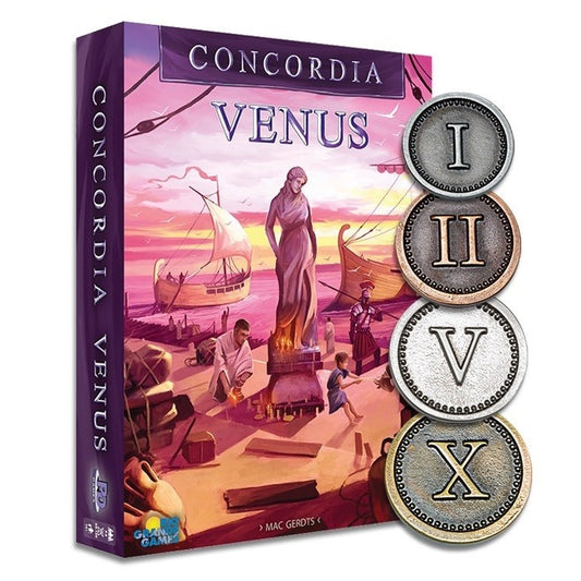 Concordia Venus Expansion Metal coins