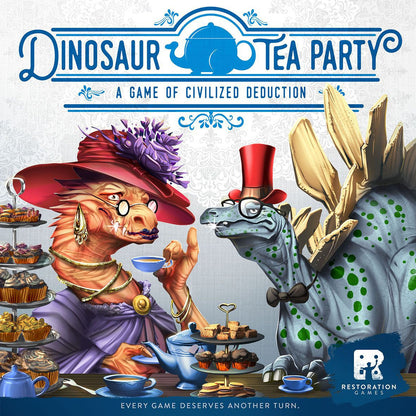 Dinosaur tea party board game