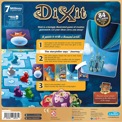 Dixit board game back of box