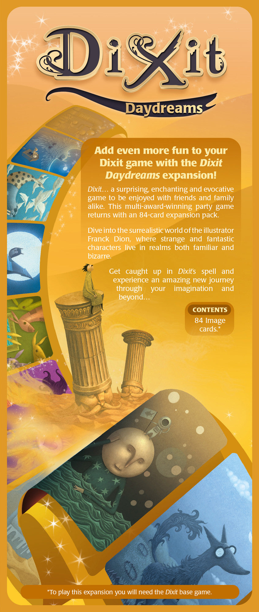 Dixit Daydreams expansion pack back of box