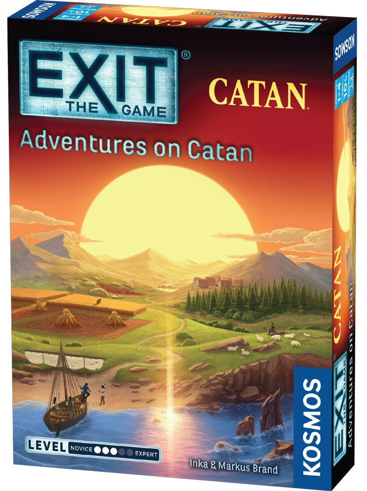 Board game box for 'Exit: The Game - Adventures on Catan' by Kosmos