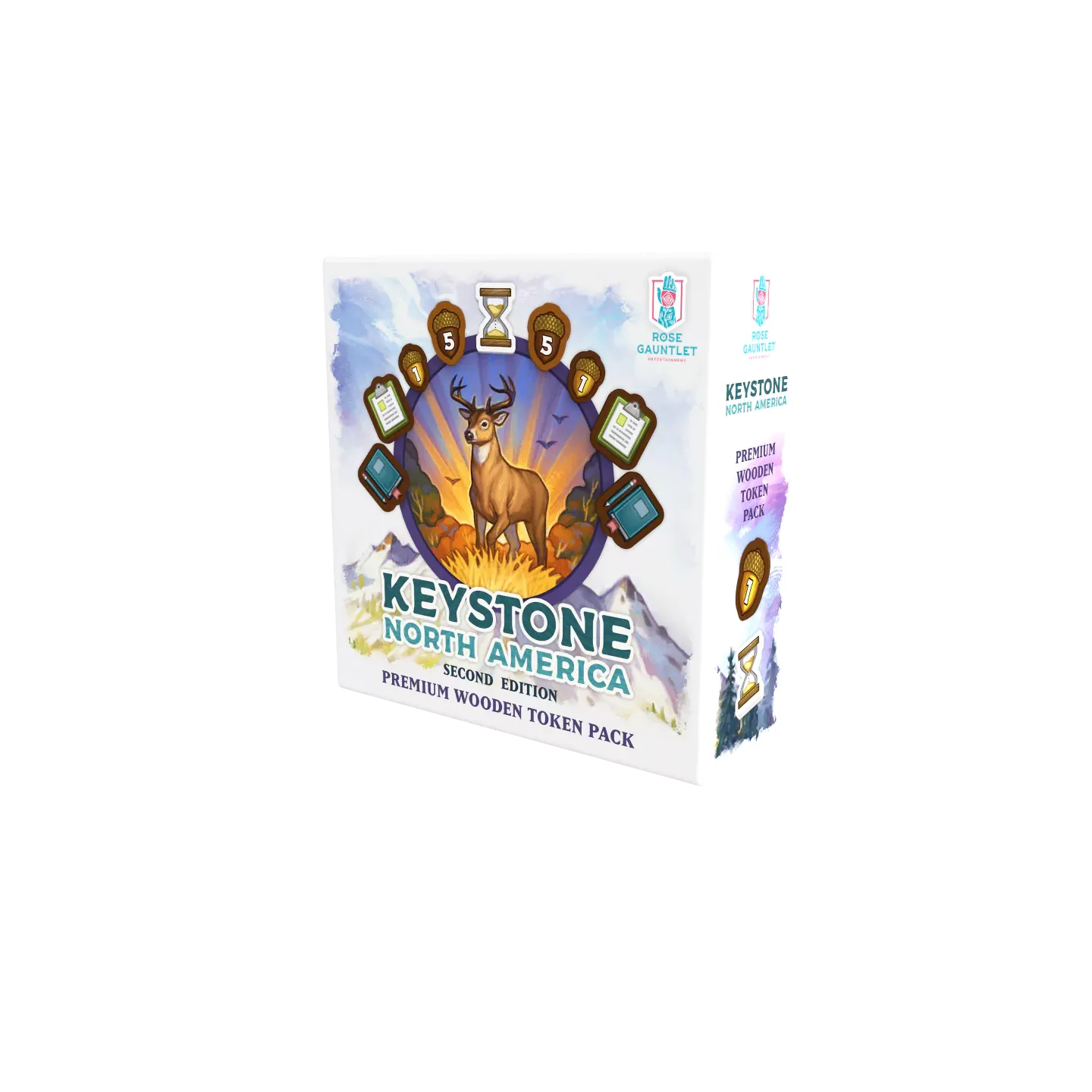 Keystone North America Premium Wooden Token Pack