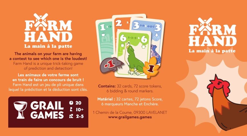 Farm hand Pocket Line Edition Board Game Box