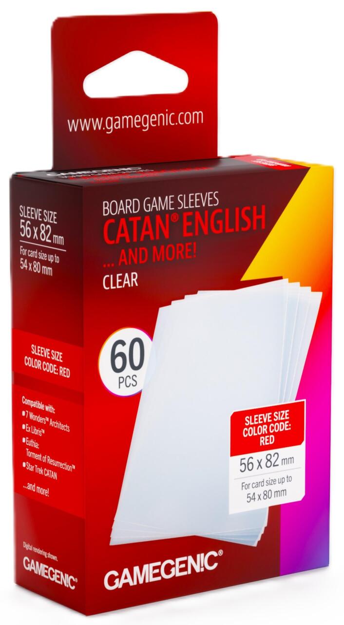 Prime Sleeves - CATAN (56mm x 82mm) (60 Sleeves Per Pack)