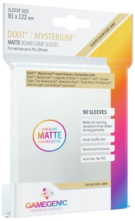 Matt Sleeves - Dixit/Mysterium (81mm x 122mm) (90 Sleeves Per Pack)