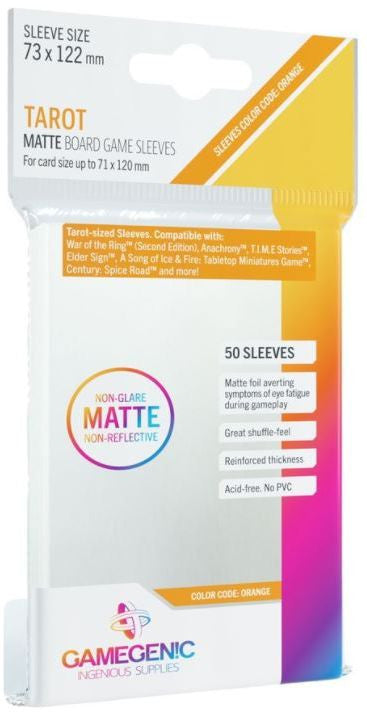 Matt Sleeves - Tarot-Sized Sleeves 73x122mm (50 Sleeves)