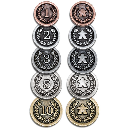 Build your own set of Generic Metal Coins