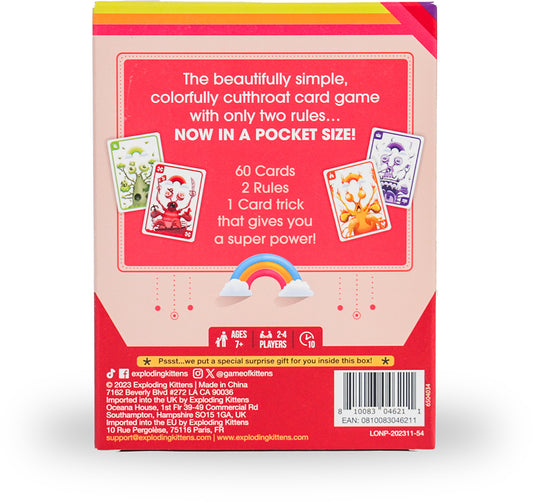 Mantis Card game packaging with colorful design and text on a white background