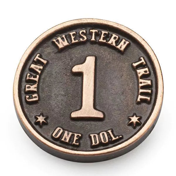 Great Western Trail Argentina Metal Coins