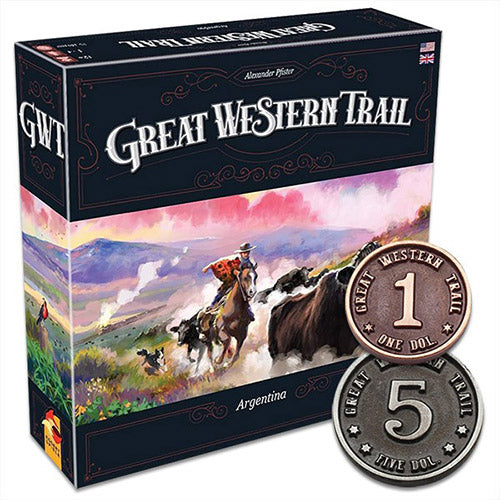 Great Western Trail Argentina Metal Coins