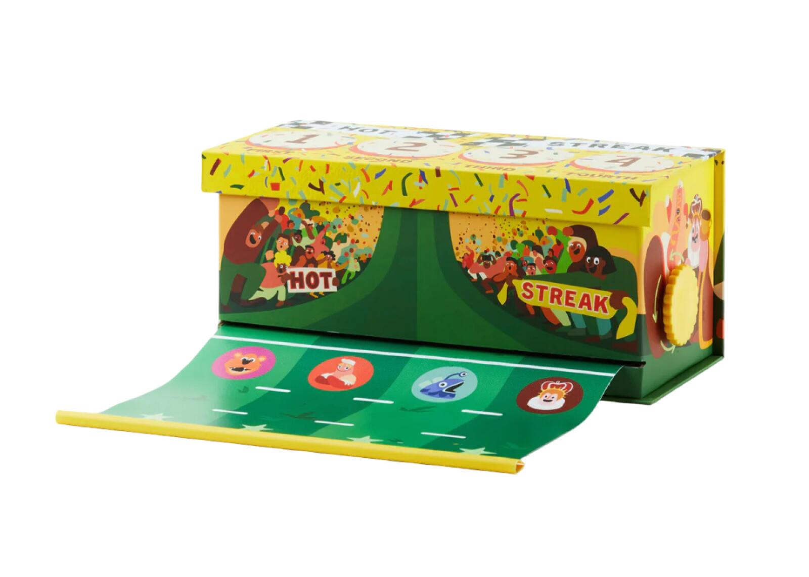 football field design board game 'Hot Streak'