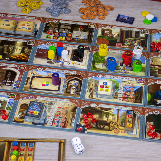 Istanbul Big Box board game components