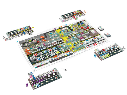 Kanban EV board game setup