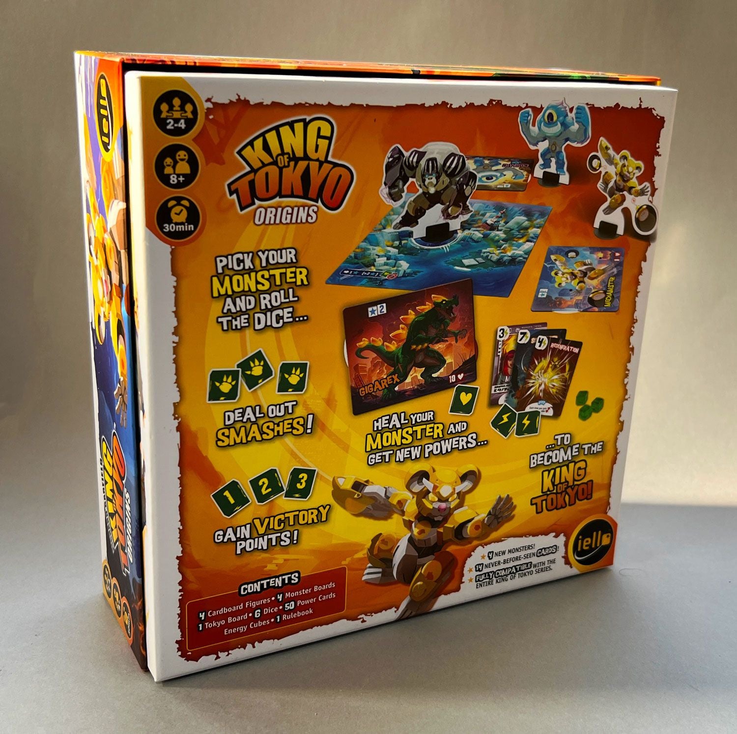 Back of box King of Tokyo