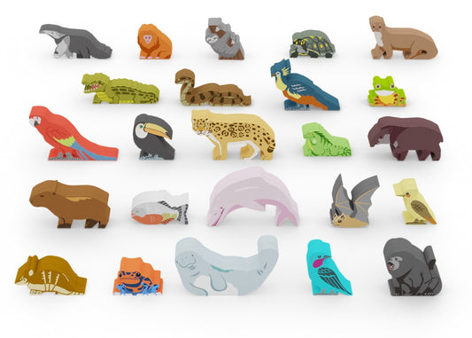 Life of the Amazonia Meeple Set