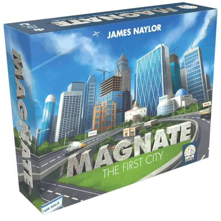 Magnate the first city board game box
