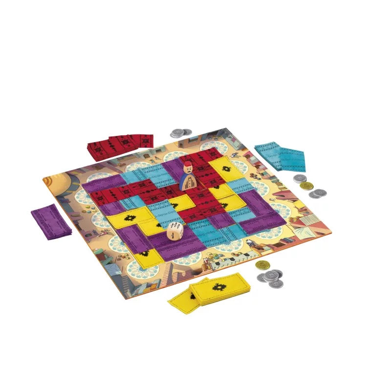 Marrakech Board Game components