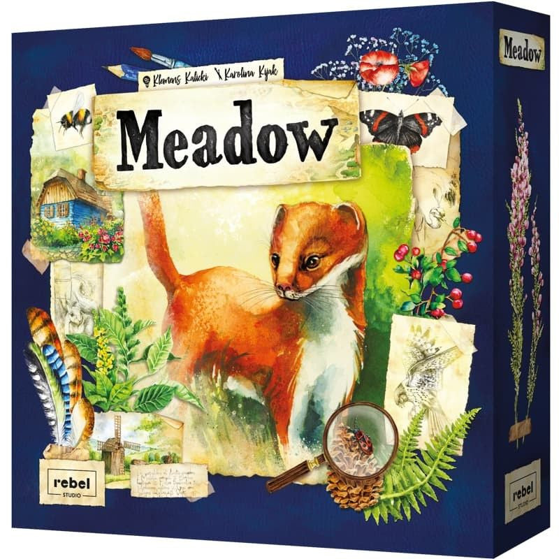 Meadow board game box