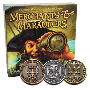 Merchants and Marauders Metal Coins